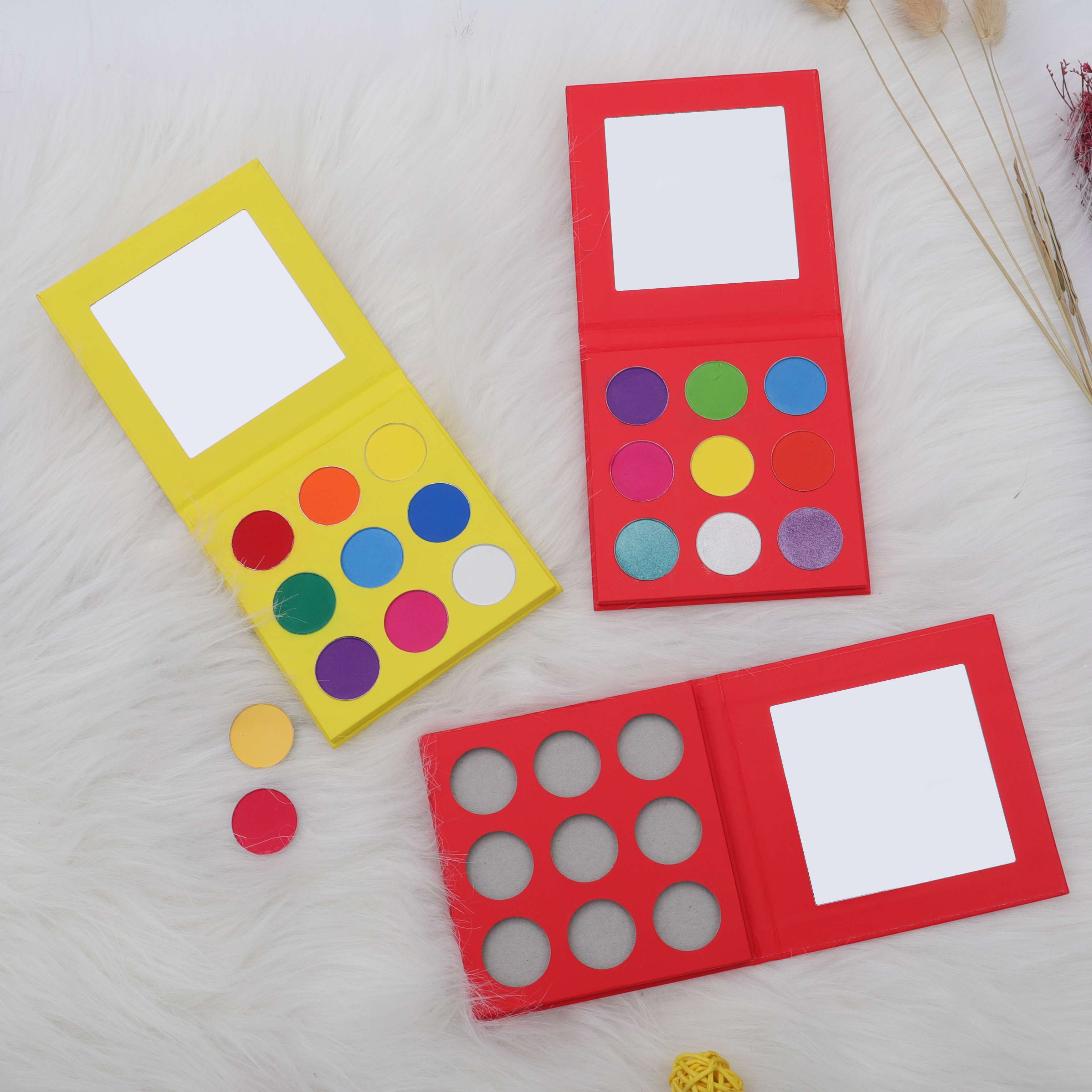 Thincen - Hot sale 9 Color Eye Shadow Super Pigmented Eyeshadow Palette Private Label Custom DIY Eyeshadow palette DIY eyeshadow platte 48