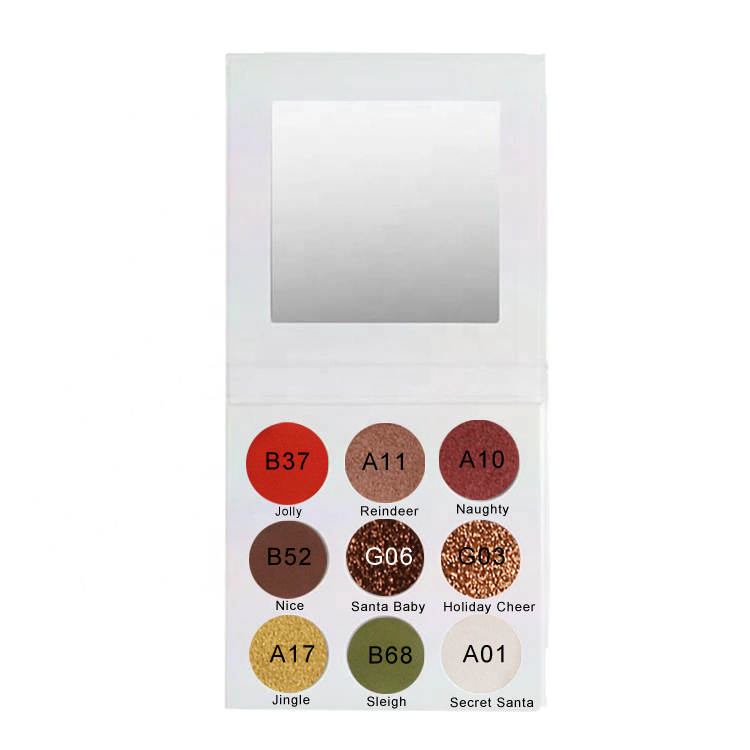Thincen - Hot sale 9 Color Eye Shadow Super Pigmented Eyeshadow Palette Private Label Custom DIY Eyeshadow palette DIY eyeshadow platte 40