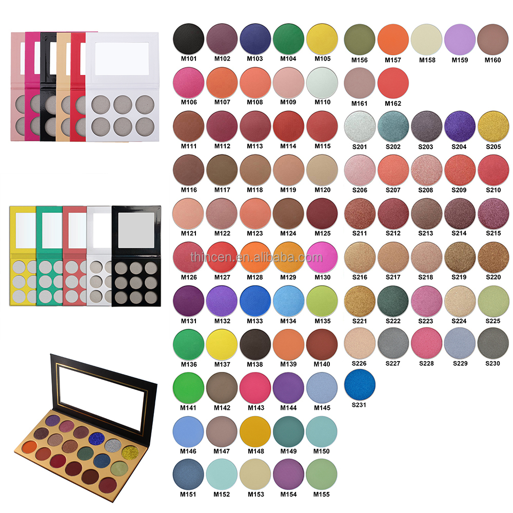 Thincen - Private Label Make Your Own High Pigment Nude paleta de sombras Eyeshadow Palette DIY eyeshadow platte 32