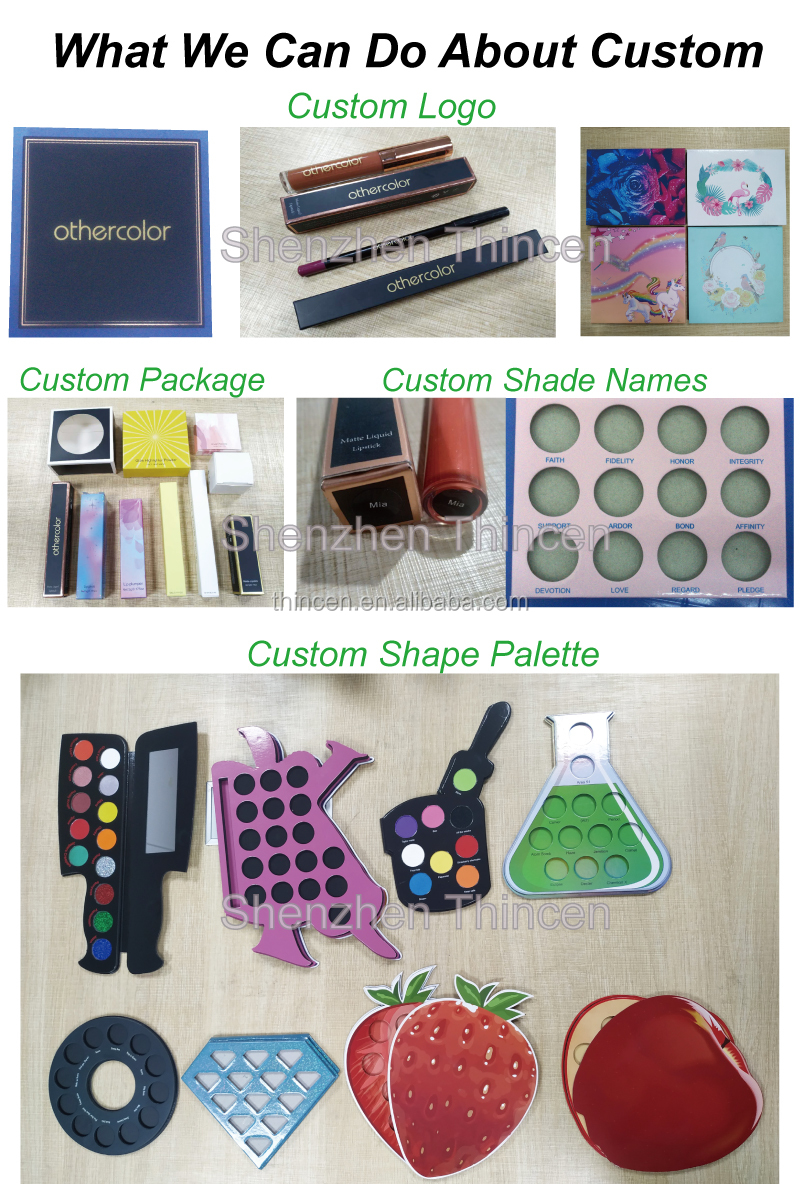 Thincen - Private Label Make Your Own High Pigment Nude paleta de sombras Eyeshadow Palette DIY eyeshadow platte 36