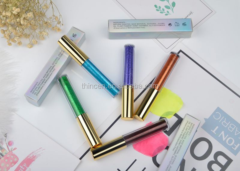 Thincen - Hot Sale Makeup 12 Color Waterproof Liquid Glitter Eyeliner Create Your Own Logo Eye liner 14