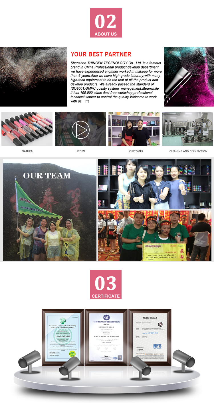 Thincen - Hot Sale Makeup 12 Color Waterproof Liquid Glitter Eyeliner Create Your Own Logo Eye liner 34