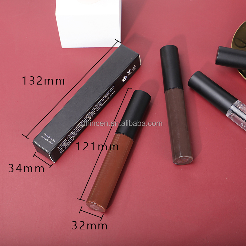 Прозорий гель для брів з пензликом, відтінок для брів, приватна торгова марка 12