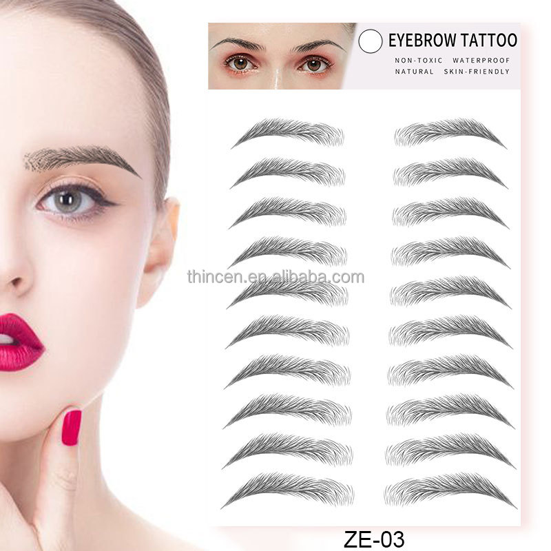 Thincen - Wholesale Private Label Tatoo Sticker Eyebrow Eyebrow 18