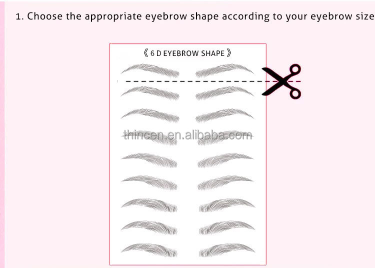 Thincen - Wholesale Private Label Tatoo Sticker Eyebrow Eyebrow 8