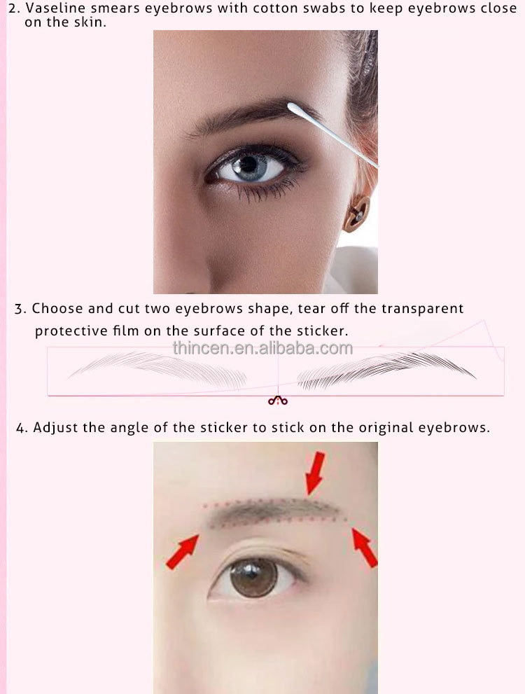 Thincen - Wholesale Private Label Tatoo Sticker Eyebrow Eyebrow 10