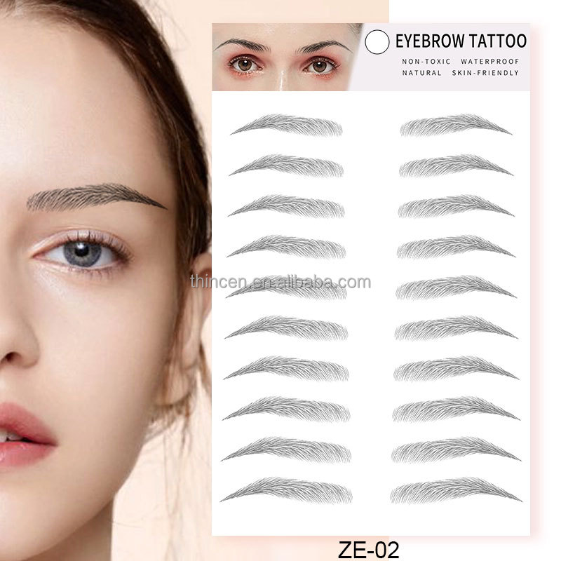 Thincen - Wholesale Private Label Tatoo Sticker Eyebrow Eyebrow 16