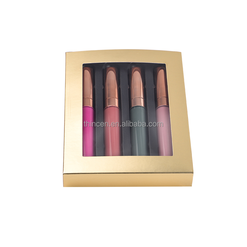 4PCS Custom Matte Liquid Lipstick Private Label Lipstick Set1 10