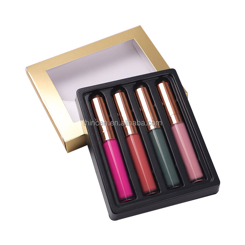 4PCS Custom Matte Liquid Lipstick Private Label Lipstick Set1 18