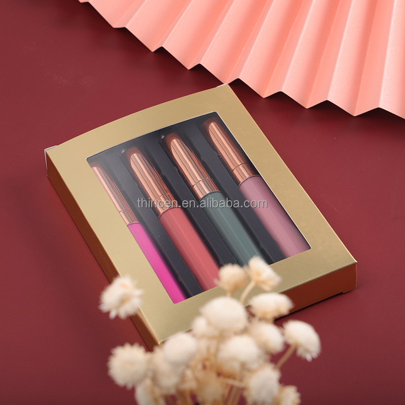 4PCS Custom Matte Liquid Lipstick Private Label Lipstick Set1 30