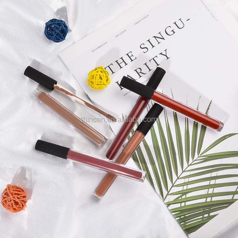 Thincen - 2020 New Arrival Private Label Matte Liquid Lipstick Lip Liner Set Lipstick&Lipgloss 8