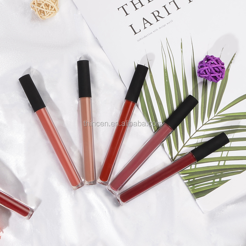 Thincen - 2020 New Arrival Private Label Matte Liquid Lipstick Lip Liner Set Lipstick&Lipgloss 22