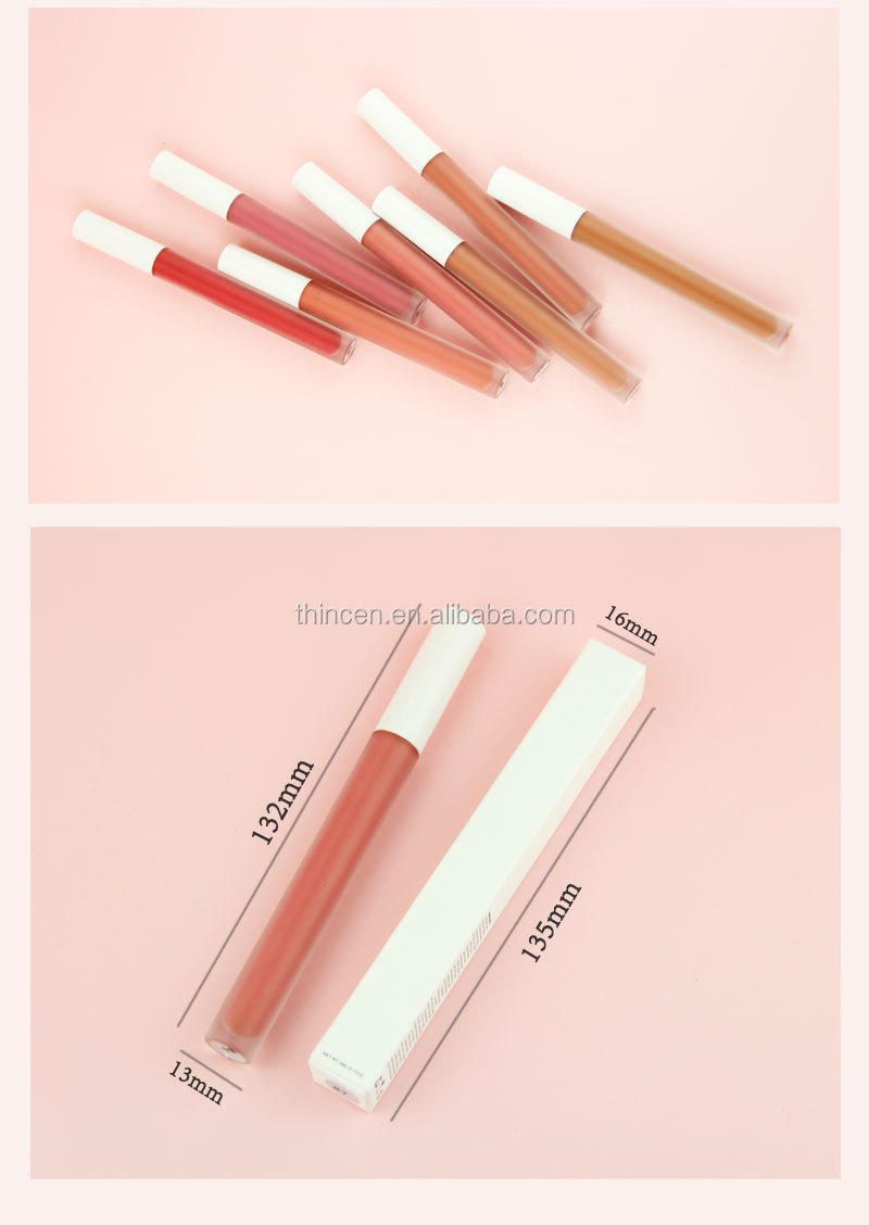 Wholesale OEM Nude Matte Color Waterproof Organic Velvet Lip Tint 20