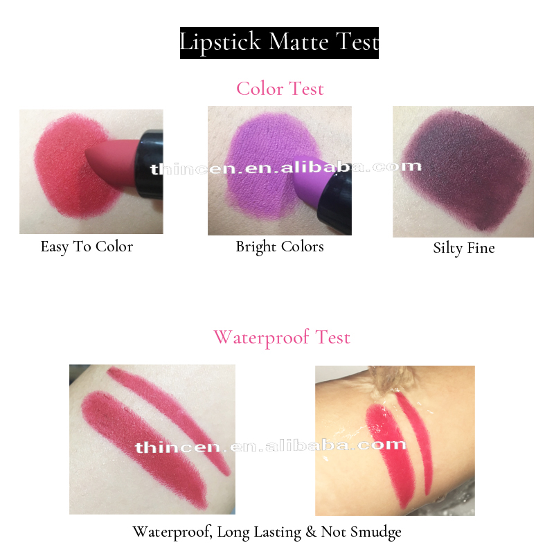 Thincen - Factory Price OEM Private Label 20 Colors Waterproof Cream Custom Matte Lipstick Lipstick&Lipgloss 18