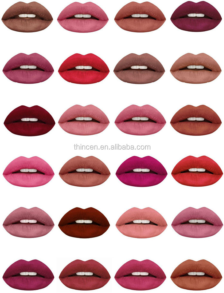 Thincen - High Quality Make Your Own Lip Gloss Private Label Matte Liquid Lipstick Lipstick&Lipgloss 8