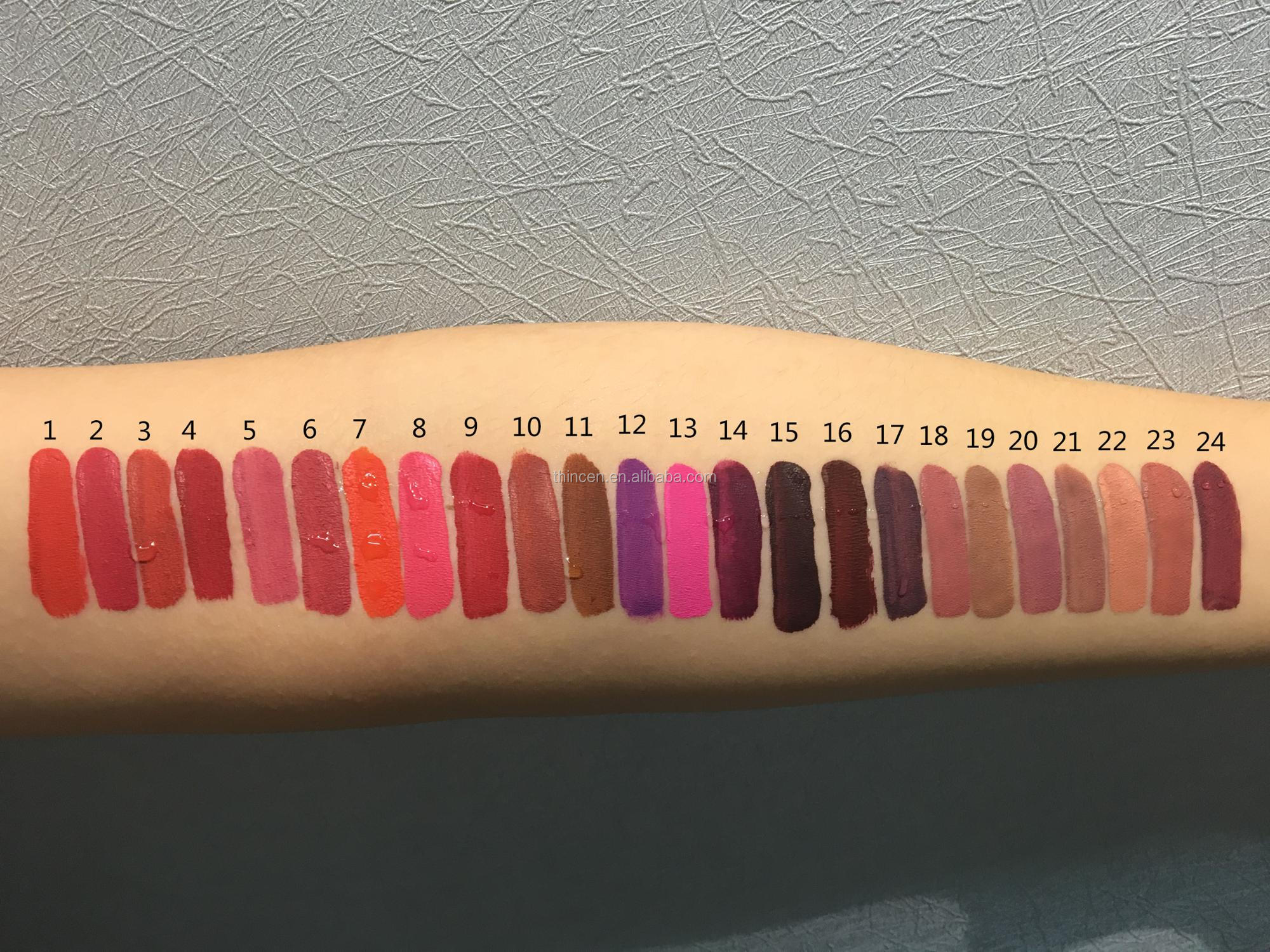 Thincen - High Quality Make Your Own Lip Gloss Private Label Matte Liquid Lipstick Lipstick&Lipgloss 16