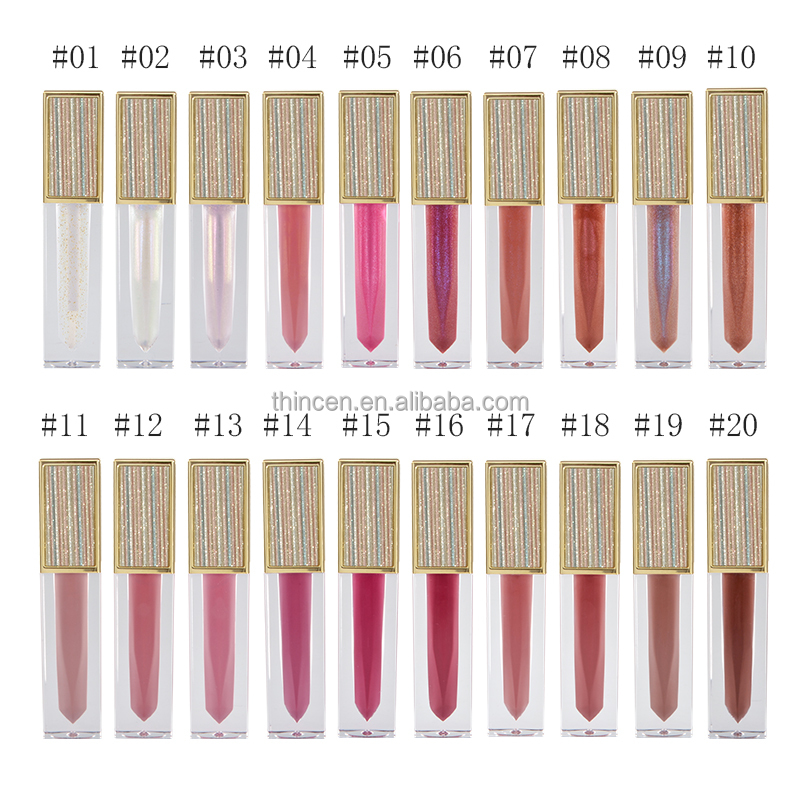 Thincen - Luxury Clear Vegan Lipgloss Labels Custom Lip Gloss Private Logo Glossy Lipgloss Lipstick&Lipgloss 14