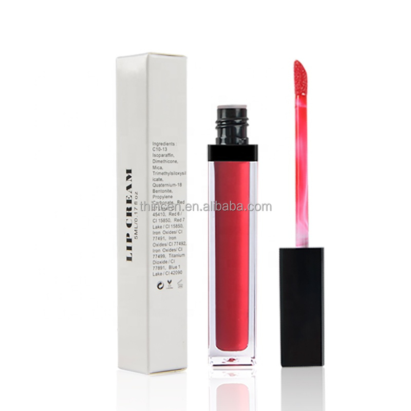 Thincen - Create Your Logo Lip Makeup Line Pinky Red Glossy Nude Lip Gloss Lipgloss Vendor Lipstick&Lipgloss 32