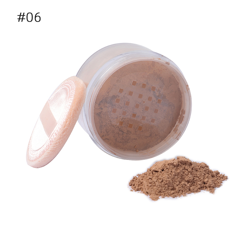 PL-2r Private Label Face Makeup Loose Powder Custom Logo 9 Colors Matte Foundation Oil control setting Loose Powder 18