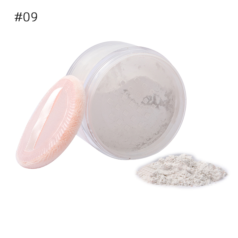PL-2r Private Label Face Makeup Loose Powder Custom Logo 9 Colors Matte Foundation Oil control setting Loose Powder 24