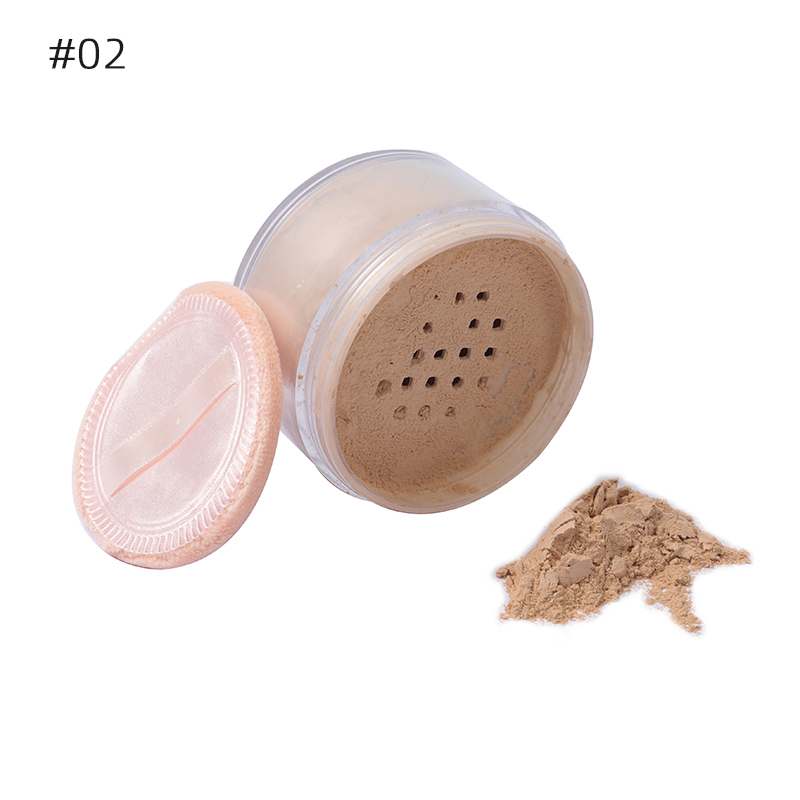 PL-2r Private Label Face Makeup Loose Powder Custom Logo 9 Colors Matte Foundation Oil control setting Loose Powder 10