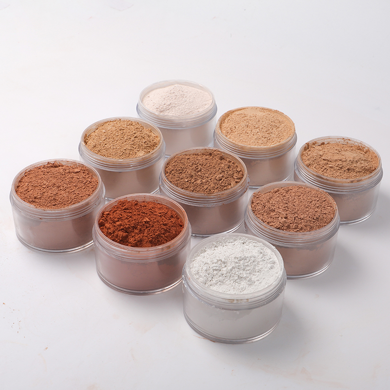 PL-2r Private Label Face Makeup Loose Powder Custom Logo 9 Colors Matte Foundation Oil control setting Loose Powder 32