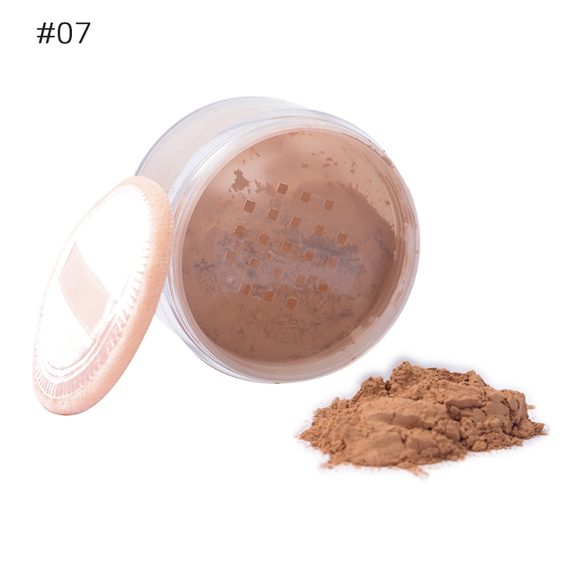 PL-2r Private Label Face Makeup Loose Powder Custom Logo 9 Colors Matte Foundation Oil control setting Loose Powder 20