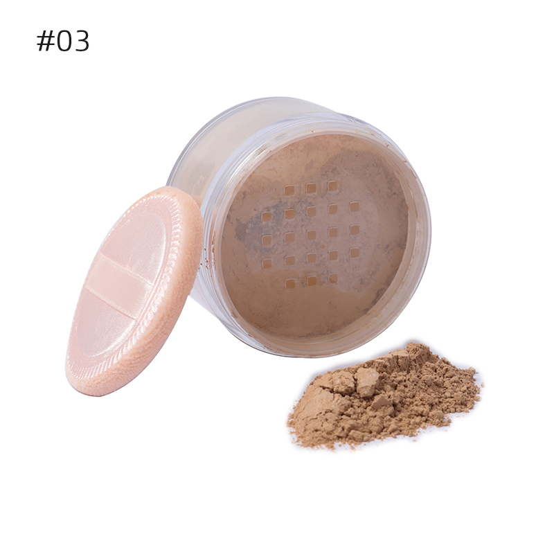 PL-2r Private Label Face Makeup Loose Powder Custom Logo 9 Colors Matte Foundation Oil control setting Loose Powder 12