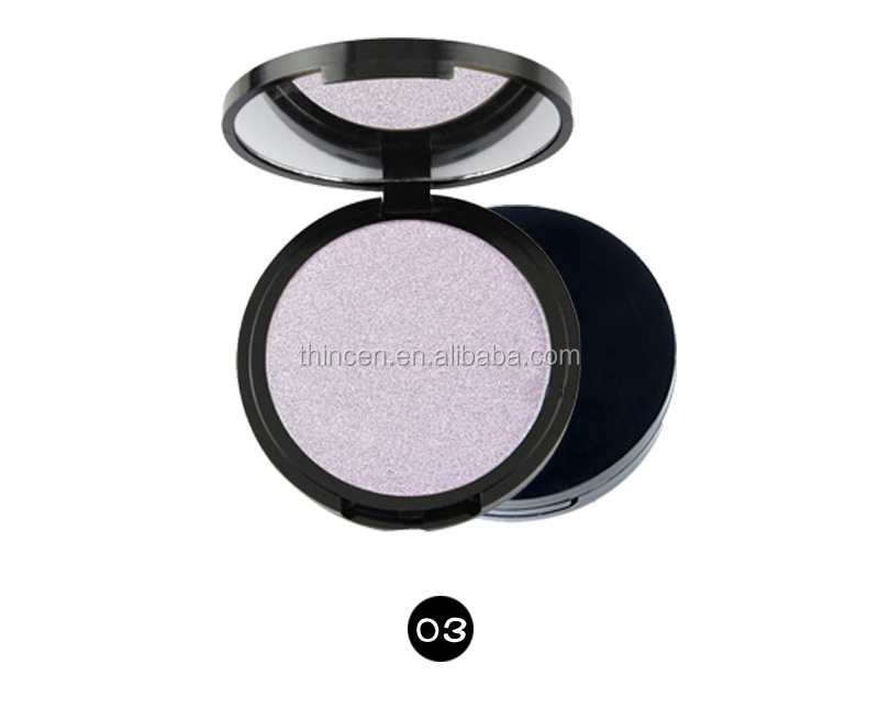 1 Single Color With Mirror Private Label Highlighter Powder Makeup 20