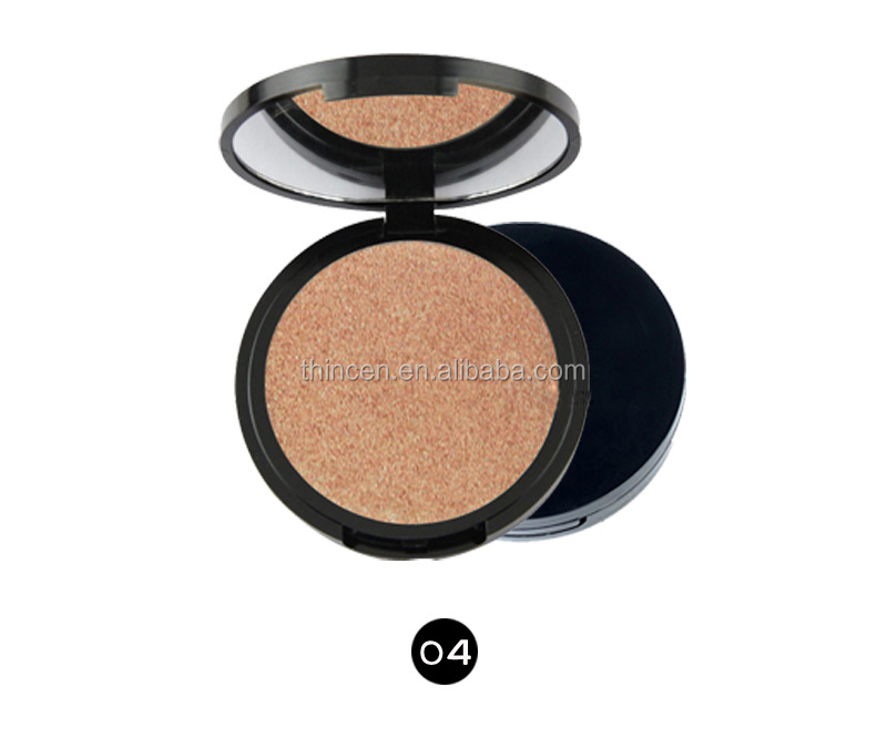 1 Single Color With Mirror Private Label Highlighter Powder Makeup 16