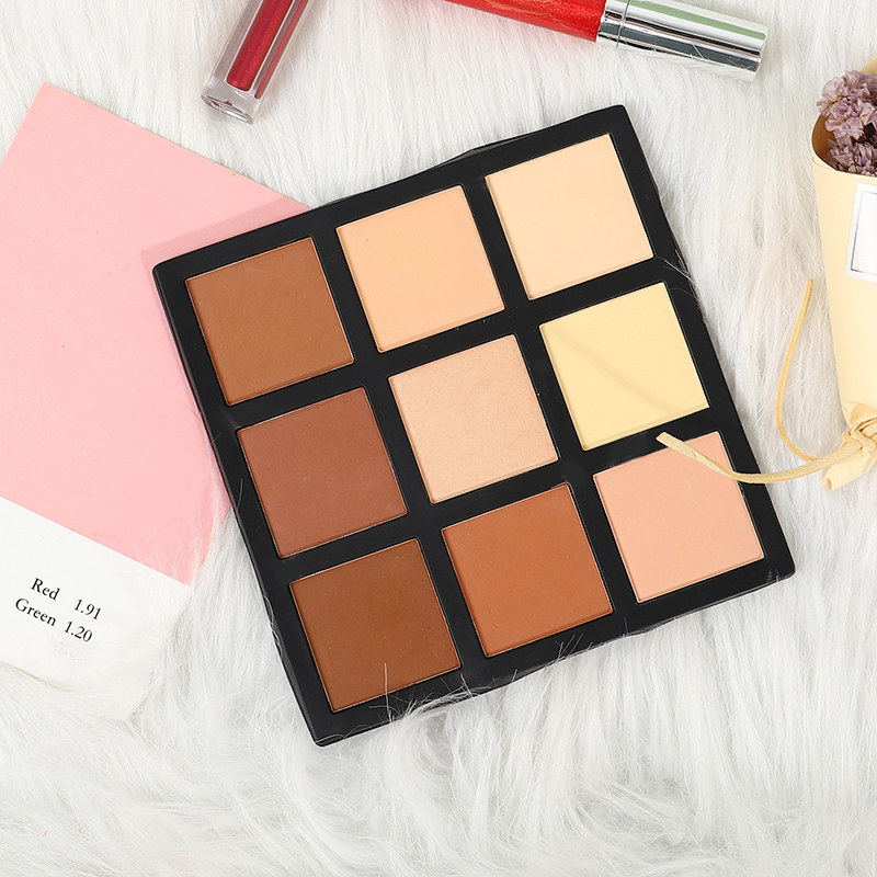 Thincen - 9Cr Hot Selling High Pigmented Contour Bronzer 9 Colors Matte Face Powder Palette With Private Label Contour 22