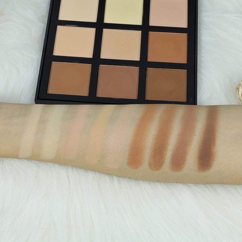 Thincen - 9Cr Hot Selling High Pigmented Contour Bronzer 9 Colors Matte Face Powder Palette With Private Label Contour 24