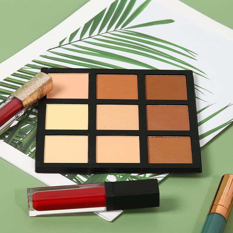 Thincen - 9Cr Hot Selling High Pigmented Contour Bronzer 9 Colors Matte Face Powder Palette With Private Label Contour 18