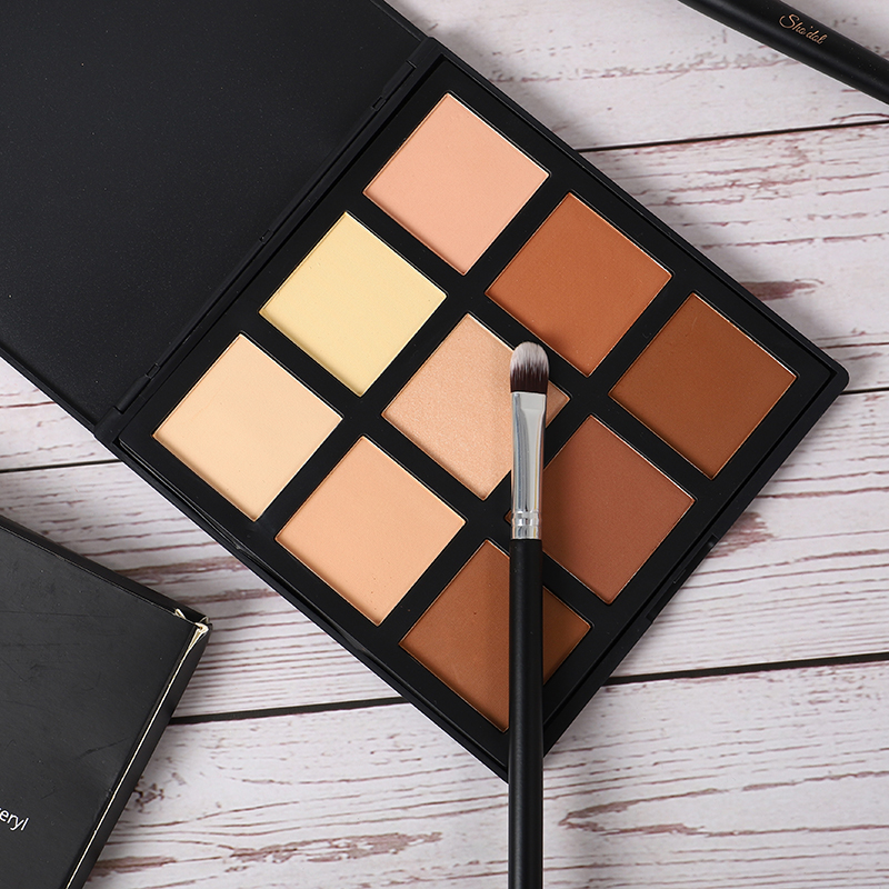 Thincen - 9Cr Hot Selling High Pigmented Contour Bronzer 9 Colors Matte Face Powder Palette With Private Label Contour 12