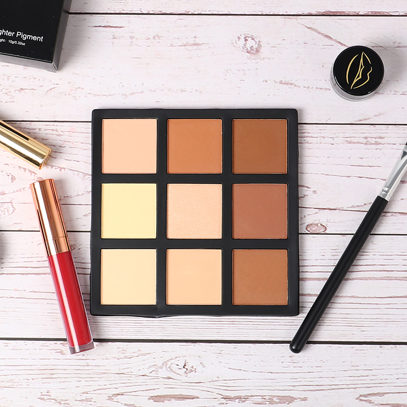 Thincen - 9Cr Hot Selling High Pigmented Contour Bronzer 9 Colors Matte Face Powder Palette With Private Label Contour 14