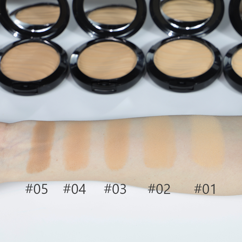 Thincen - Cipria compatta per il trucco viso sbiancante impermeabile e anti-olio 22