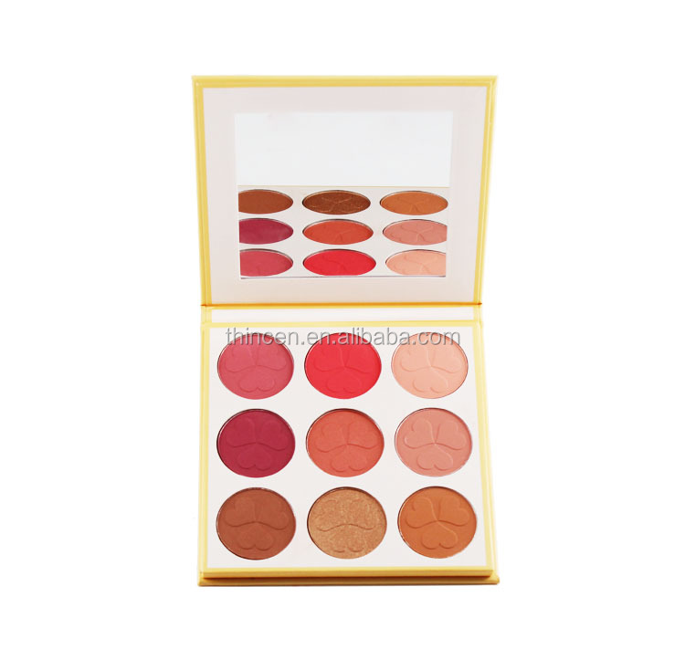 Oem Cosmetics Makeup Factory Luxury Blush Bronzer Palette 13