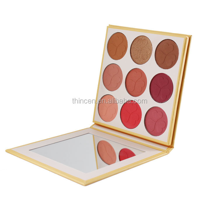 Oem Cosmetics Makeup Factory Luxury Blush Bronzer Palette 17