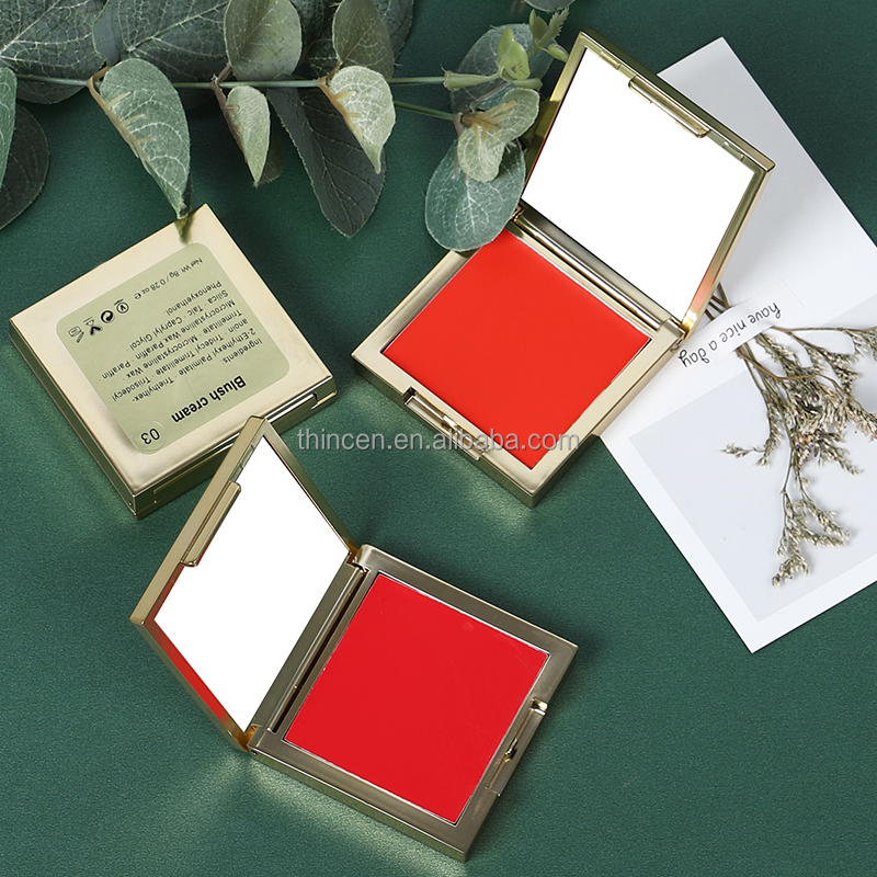 Thincen - Easy To Makeup Luxury Private Label Vegan Nude Cream Blush Compact Blush 16