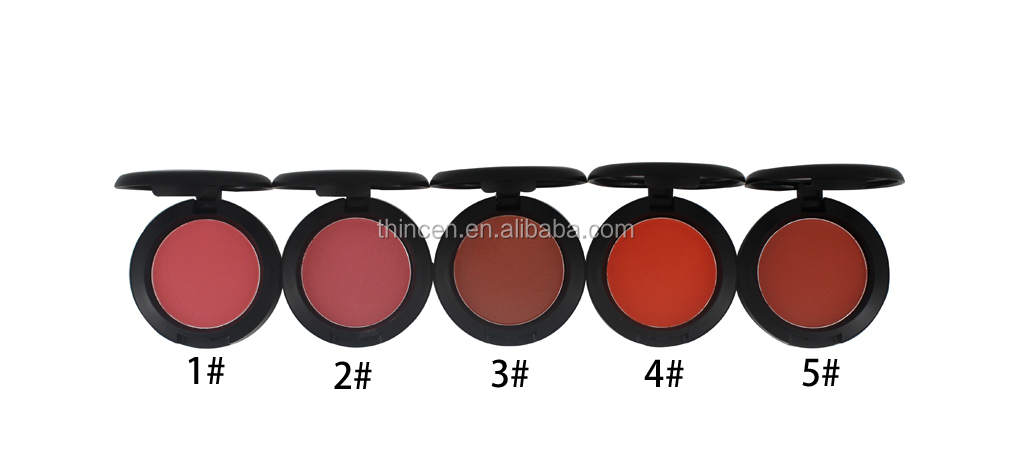 Single Color Wholesale High Pigment Makeup Powder Private Label Blusher 24