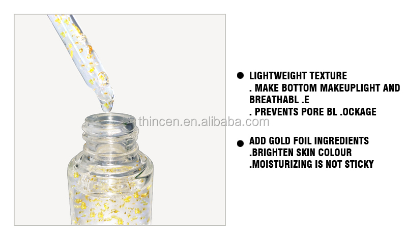 Thincen - Custom Cream Pure Gold Foil Oem Whitening Moisturizing 24k Gold Face Serum Skin Care 15