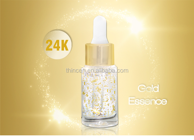 Thincen - Custom Cream Pure Gold Foil Oem Whitening Moisturizing 24k Gold Face Serum Skin Care 7