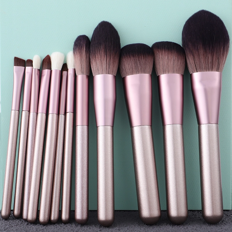 Thincen - New Arrival Vegan Cruelty Free 12pcs Purple Makeup Brushes Sets Beauty Tools 1