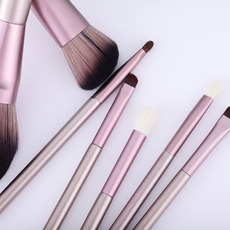 Thincen - New Arrival Vegan Cruelty Free 12pcs Purple Makeup Brushes Sets Beauty Tools 14