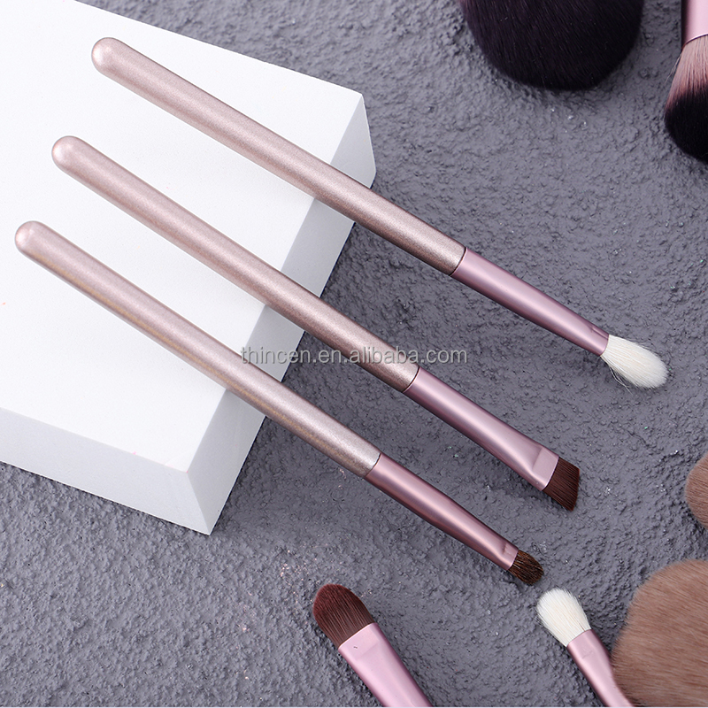 Thincen - New Arrival Vegan Cruelty Free 12pcs Purple Makeup Brushes Sets Beauty Tools 22