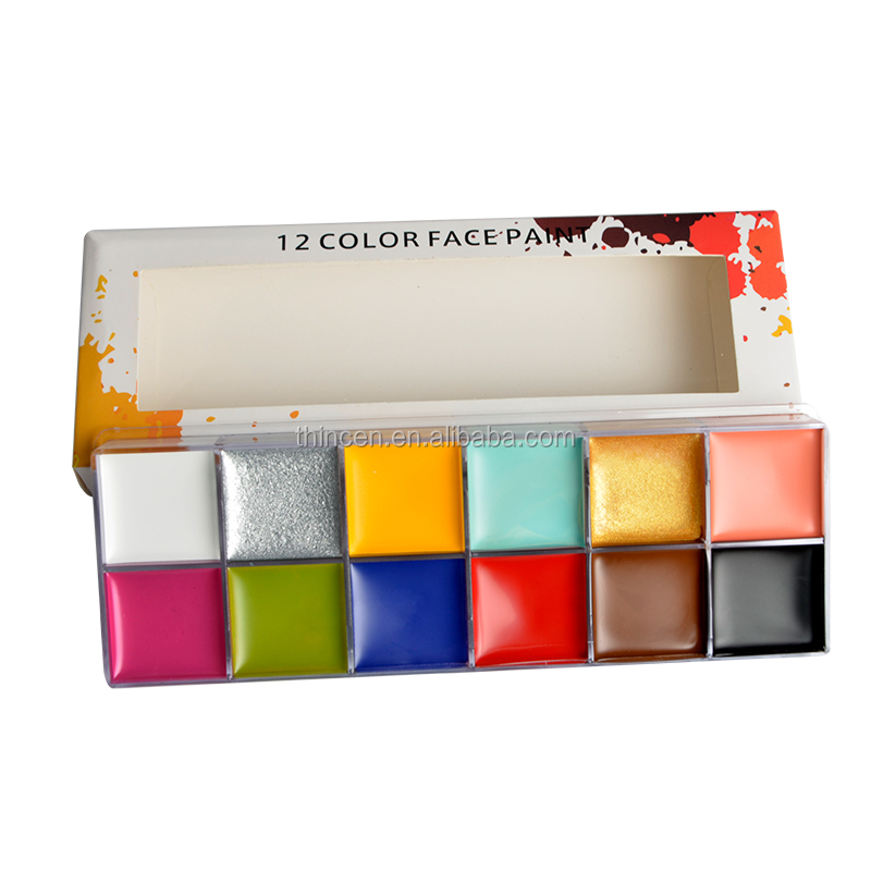 Colorful Makeup Face Paint Kit Body Painting Supplies 18