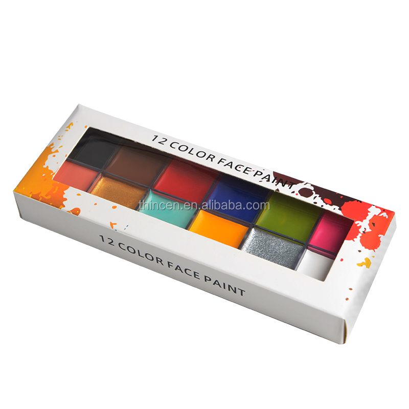 Colorful Makeup Face Paint Kit Body Painting Supplies 8