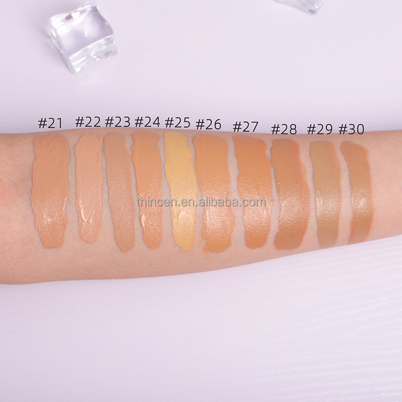 Thincen - High Quality Full Coverage Vegan Cushion Private Label Makeup Foundation Liquid Foundation 16