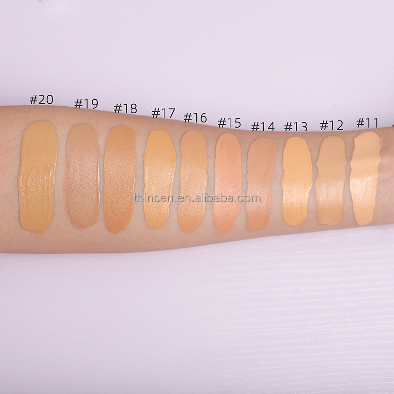 Thincen - High Quality Full Coverage Vegan Cushion Private Label Makeup Foundation Liquid Foundation 14