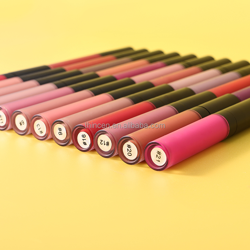 Thincen - New Arrival Private Label Velvet Liquid Matte Lipstick OEM Available Lipstick&Lipgloss 24